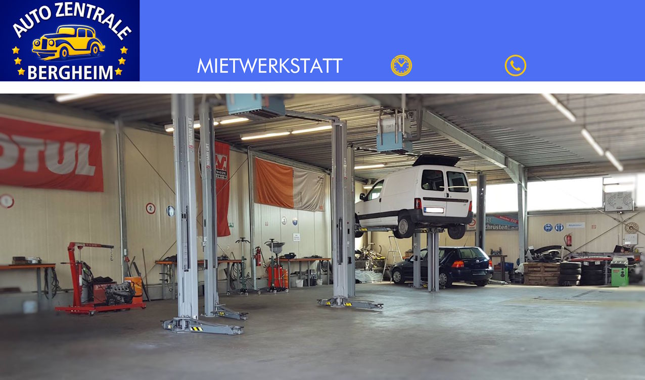 KFZ-Mietwerkstatt Auto Zentrale Bergheim